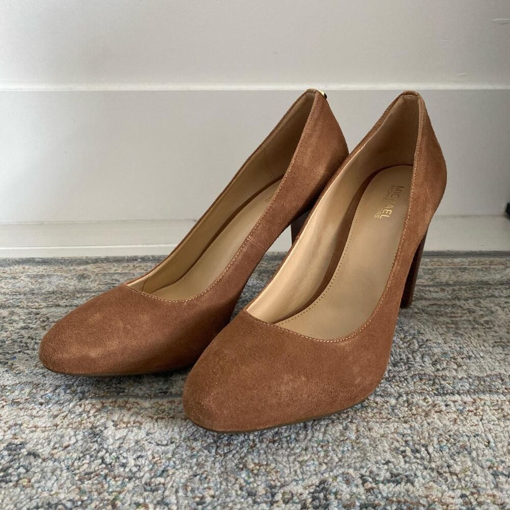 Michael Kors Brown Suede Pumps